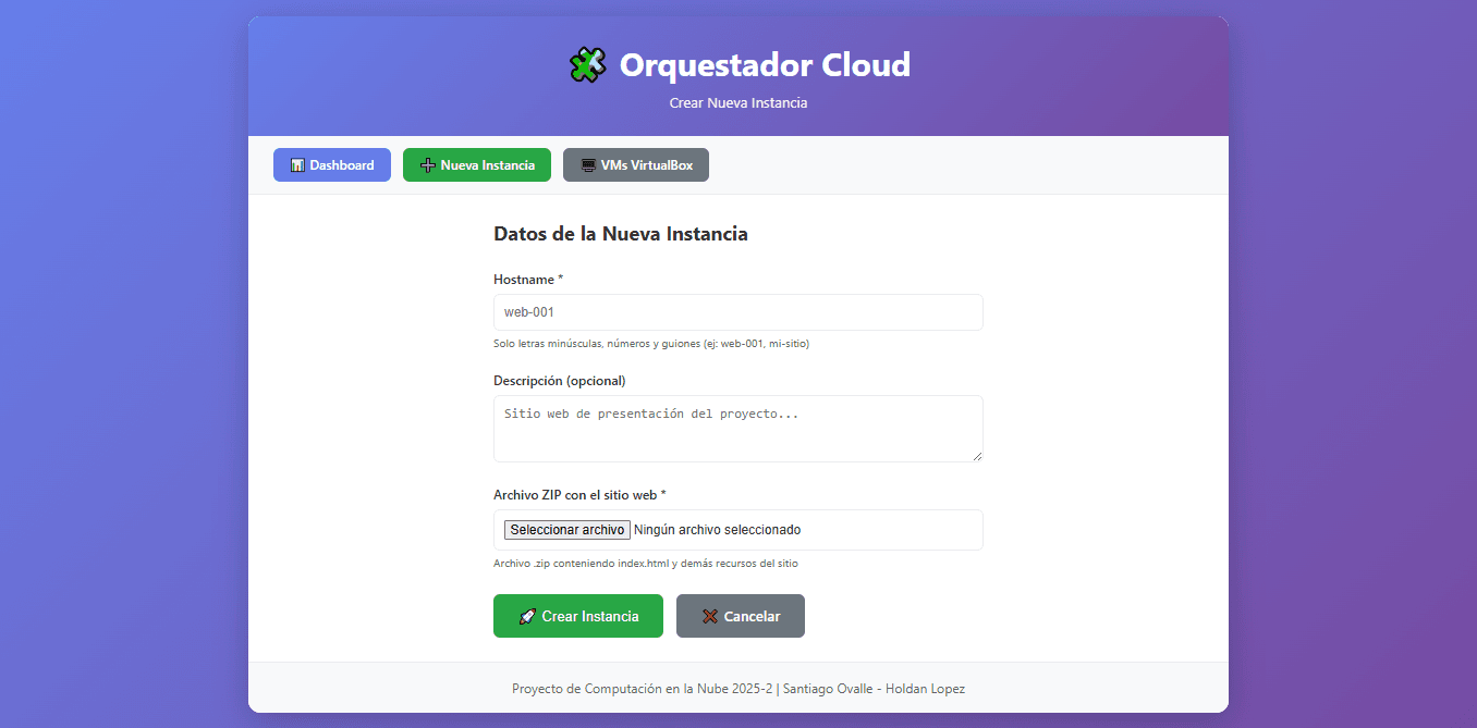 Orquestador HTTPaaS